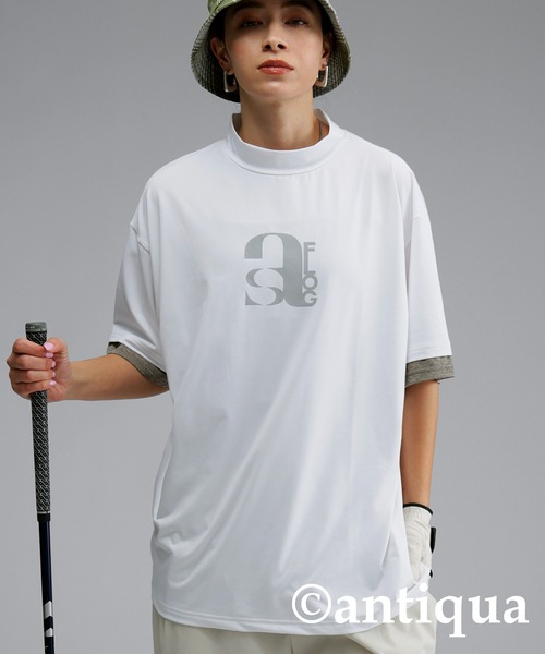 tシャツ 「STCH」切り替えロゴトップス レディース メンズ セール】【STCH】切り替えロゴトップス（Tシャツ/カットソー