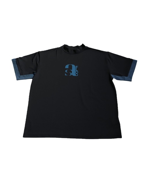 セール】【STCH】切り替えロゴトップス（Tシャツ/カットソー