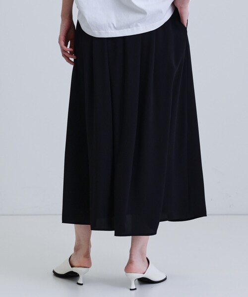 GALLEST(ギャレスト)の「ドレープギャザースカート(スカート・レディース・ブラック/ホワイト/グリーン系・36/38/40)」の19枚目の写真