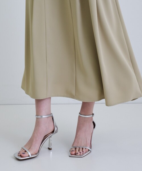 GALLEST(ギャレスト)の「ドレープギャザースカート(スカート・レディース・ブラック/ホワイト/グリーン系・36/38/40)」の6枚目の写真