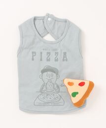 ARCHIVER（アーカイバ）の「【RS】【UNIVERSAL OVERALL】Baby Gift Set（ピザ　スタイ+ラトル）（その他ベビー用品）」