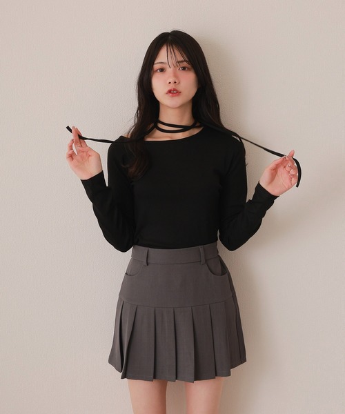 トップス melt the lady strap cover tops black melt the lady strap cover tops - メルカリ