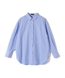 SHIPS | SHIPS Primary Navy Label:コットン タイプライター ビッグ シャツ(シャツ/ブラウス)