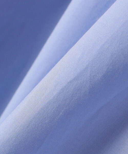 SHIPS Primary Navy Label:コットン タイプライター ビッグ シャツ