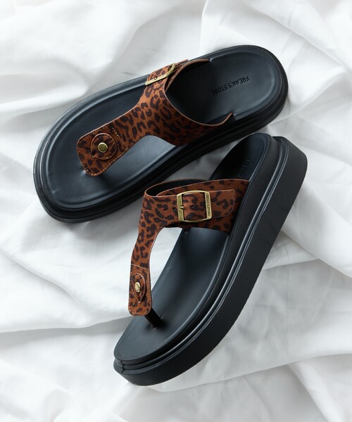 新作☆【FENDI】エアーズフラットフォームトングサンダル S-LLサイズ展開【ふかふか・柔らかい】リングフラットトング