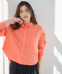 未使用 ドルチェ＆ガッバーナ ボウタイブラウス オレンジ系 38サイズ 未使用 ドルチェ＆ガッバーナ ボウタイブラウス オレンジ系 38