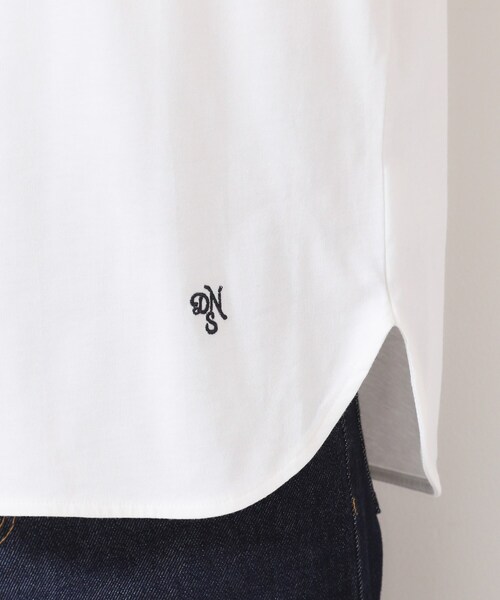 Dessin(デッサン)の「【レイヤード・1枚着・プチプラ】シャツテールTシャツ(XS~L)(Tシャツ/カットソー・レディース・ブラック系その他3/ホワイト系/ブラック・00/01/02/03)」の21枚目の写真