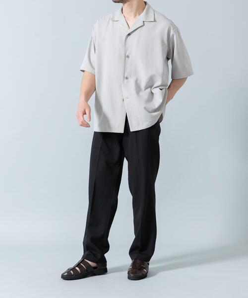 URBAN RESEARCH ROSSO MEN(アーバンリサーチロッソメン)の「『WEB限定』『セットアップ対応/XLサイズあり』リネンライクリラックステーパードパンツ(その他パンツ・メンズ・ネイビー/ブラック・X-LARGE/LARGE/MEDIUM)」の7枚目の写真