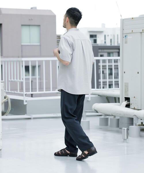 URBAN RESEARCH ROSSO MEN(アーバンリサーチロッソメン)の「『WEB限定』『セットアップ対応/XLサイズあり』リネンライクリラックステーパードパンツ(その他パンツ・メンズ・ネイビー/ブラック・X-LARGE/LARGE/MEDIUM)」の17枚目の写真