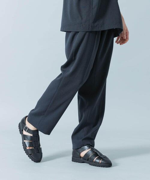 URBAN RESEARCH ROSSO MEN(アーバンリサーチロッソメン)の「『WEB限定』『セットアップ対応/XLサイズあり』リネンライクリラックステーパードパンツ(その他パンツ・メンズ・ネイビー/ブラック・X-LARGE/LARGE/MEDIUM)」の18枚目の写真