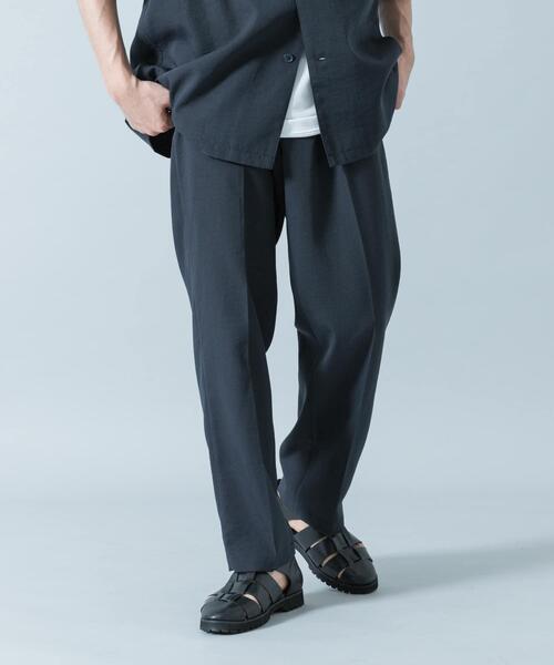 URBAN RESEARCH ROSSO MEN(アーバンリサーチロッソメン)の「『WEB限定』『セットアップ対応/XLサイズあり』リネンライクリラックステーパードパンツ(その他パンツ・メンズ・ネイビー/ブラック・X-LARGE/LARGE/MEDIUM)」の20枚目の写真
