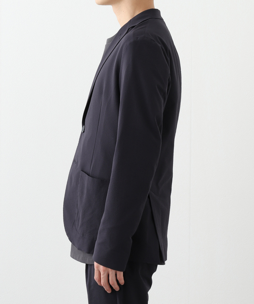 HERNO(ヘルノ)の「HERNO (ヘルノ) SeerSucker Stretch 2BJK GA000192U(テーラードジャケット・メンズ・ネイビー・46)」の5枚目の写真