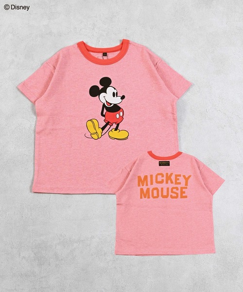 Disney（ディズニー）の「【Disney】ミッキーマウス/プリントTシャツ（Tシャツ/カットソー・キッズ・オフホワイト/ブラック/ライトブルー/ピンク・80/90/95/100/110/120/130/140/150）」の19枚目の写真