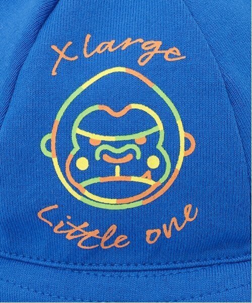 XLARGE KIDS（エクストララージキッズ）の「マルチファニーゴリラベビーハット（ハット・キッズ・ブルー/トップグレー/グリーン・44-46cm）」の5枚目の写真