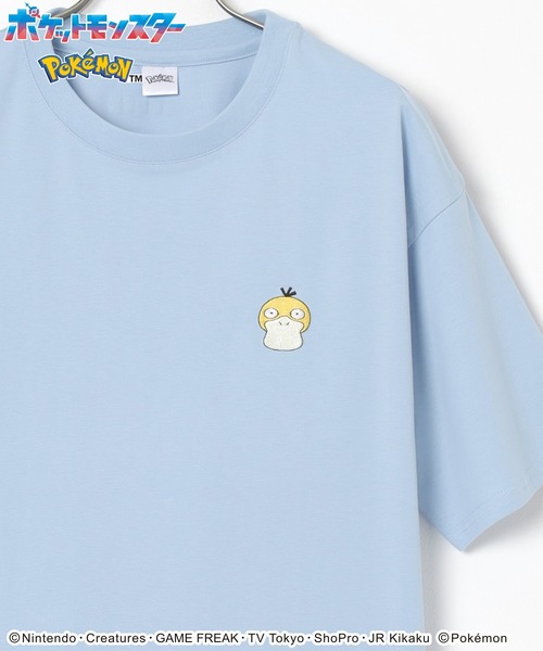 Honeys（ハニーズ）の「【ＵＶカット】ポケモン／ゆるＴシャツ（Tシャツ/カットソー・レディース・オートミール/ホワイト系その他/ブルー系その他3/ブラック系その他2/ピンク系その他/ブラック系その他/ミント・LL/M/SS/S/L）」の6枚目の写真