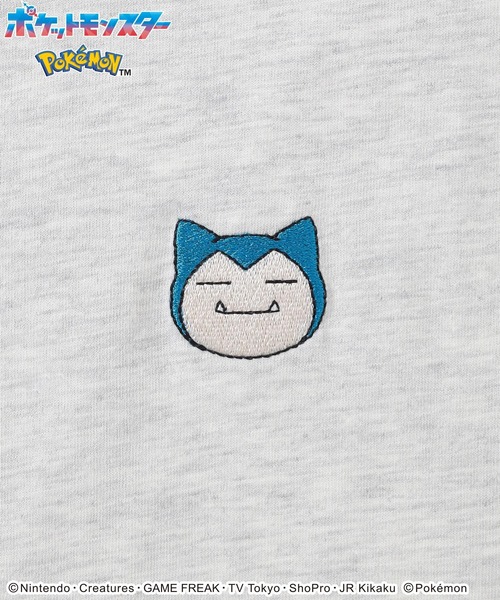 Honeys（ハニーズ）の「【ＵＶカット】ポケモン／ゆるＴシャツ（Tシャツ/カットソー・レディース・オートミール/ホワイト系その他/ブルー系その他3/ブラック系その他2/ピンク系その他/ブラック系その他/ミント・LL/M/SS/S/L）」の22枚目の写真
