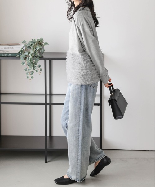 AMELY(エミリー)の「チュールフリルプルオーバー(Tシャツ/カットソー・レディース・ブラック/グレー/ホワイト・フリー)」の16枚目の写真