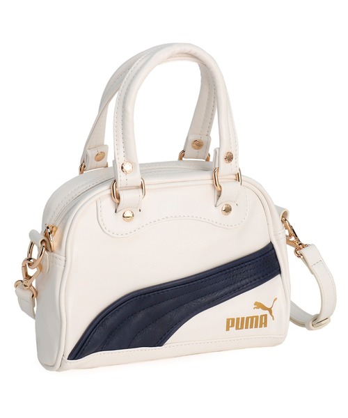 PUMA(プーマ)の「PUMA プーマ ウィメンズ プーマ リリー ブラウン ミニ グリップバッグ 2L(ボストンバッグ・レディース・オフホワイト/レッド系その他7・フリー)」の2枚目の写真