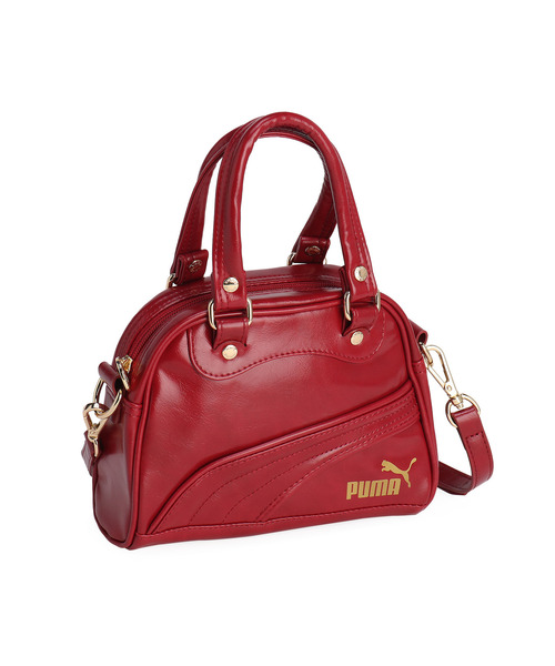 PUMA(プーマ)の「PUMA プーマ ウィメンズ プーマ リリー ブラウン ミニ グリップバッグ 2L(ボストンバッグ・レディース・オフホワイト/レッド系その他7・フリー)」の6枚目の写真