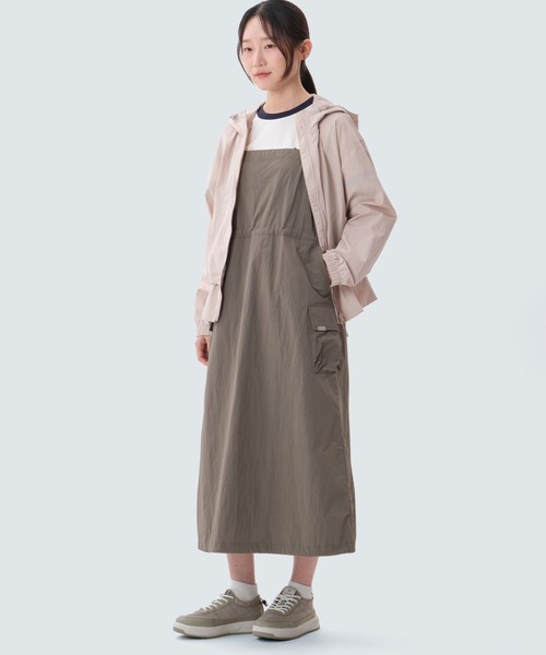 Snow Peak(スノーピーク)の「Snow Peak / Taslan Sleeveless Dress スリーブレスワンピース(ワンピース・レディース・ブラック/カーキ/ベージュ・S/M/L)」の3枚目の写真