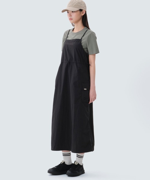 Snow Peak(スノーピーク)の「Snow Peak / Taslan Sleeveless Dress スリーブレスワンピース(ワンピース・レディース・ブラック/カーキ/ベージュ・S/M/L)」の6枚目の写真