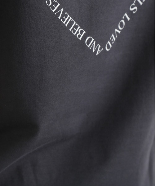 N.（N. Natural Beauty Basic）（エヌエヌナチュラルビューティーベーシック）の「ハートフレームロゴＴ（Tシャツ/カットソー・レディース・オフホワイト/チャコールグレー/ライトグリーン・MEDIUM）」の22枚目の写真