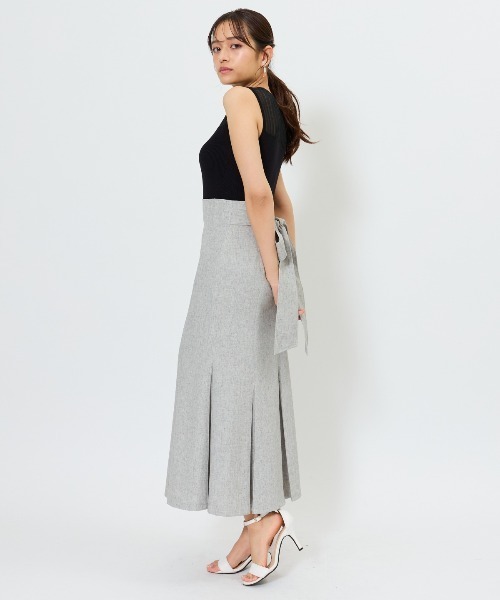 AND COUTURE（アンドクチュール）の「バックリボンマーメイドスカート（スカート・レディース・ミント/ネイビー/グレー・SMALL/MEDIUM）」の9枚目の写真