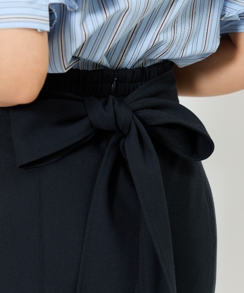 AND COUTURE（アンドクチュール）の「バックリボンマーメイドスカート（スカート・レディース・ミント/ネイビー/グレー・SMALL/MEDIUM）」の19枚目の写真