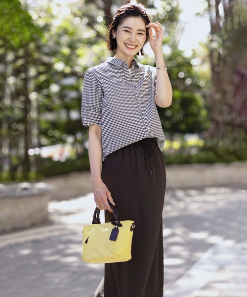 J.PRESS(ジェイプレス)の「【洗える】スムースジャージー ノースリーブ カットソー(Tシャツ/カットソー・レディース・ブラック系/ホワイト系・T13/T15)」の17枚目の写真