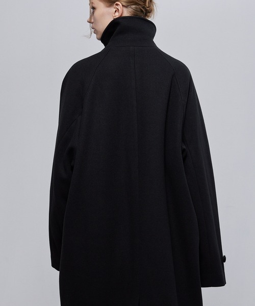 セール】ビーバーメルトン オーバーサイズ ロングステンカラーコート