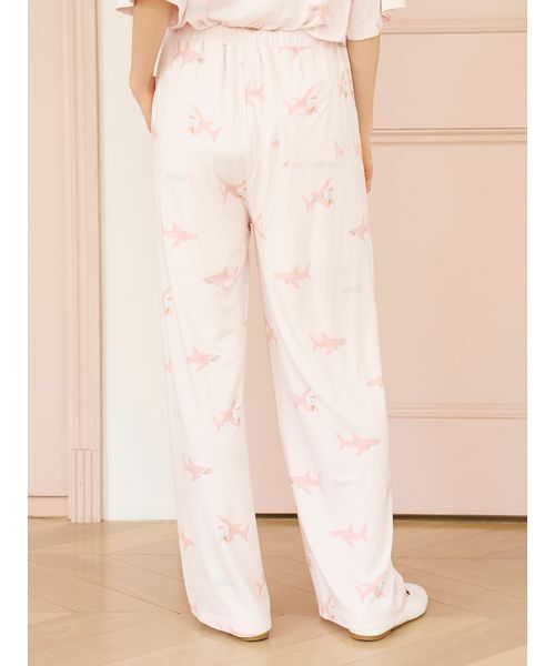 gelato pique アイス柄シャツ＆ロングパンツ パジャマ ピンク F セール】SHARK柄ロングパンツ（ルームウェア/パジャマ）｜gelato