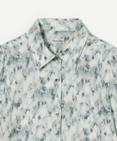 セール】＜Steven Alan＞プリント パフスリーブ シャツ（シャツ
