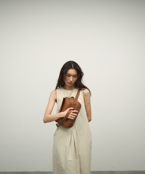 Lutim by u(ルチバイユー)の「Inside multi-pocket shoulder bag / インサイドマルチポケットショルダーバック(ショルダーバッグ・レディース・ホワイト/ブラウン/ブラック/ミント/イエロー・FREE)」の16枚目の写真