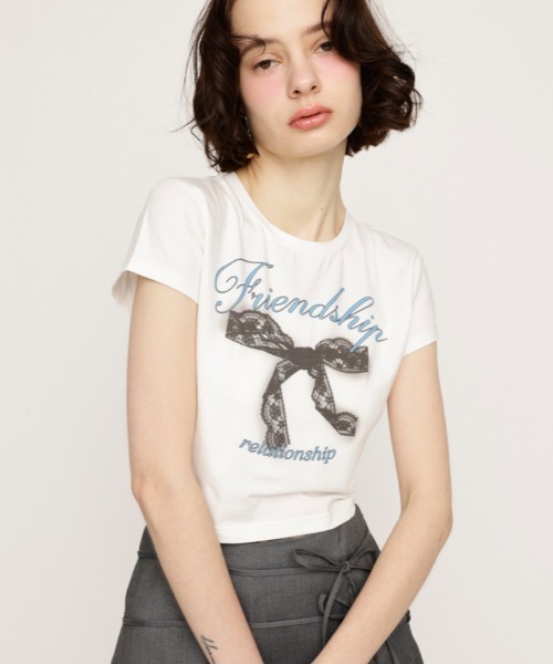 【スライ】RIBBON COMPACT Tシャツ セール 20%OFF】RIBBON COMPACT Tシャツ(508208816) | スライ
