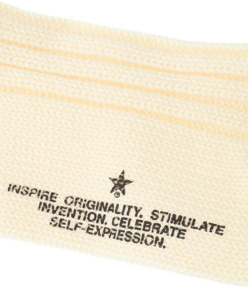 CONVERSE TOKYO（コンバーストウキョウ）の「STAR★ LOWGAUGE SOX（ソックス/靴下・レディース・ホワイト/オフホワイト/ブラック・1/3）」の8枚目の写真