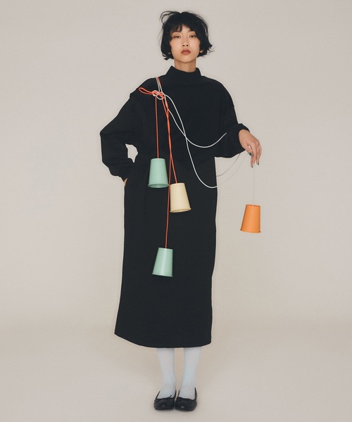 sneeuw（スニュウ）の「ダイヤルワンピース（ワンピース・レディース・ブラック/グレー・ONESIZE）」の2枚目の写真