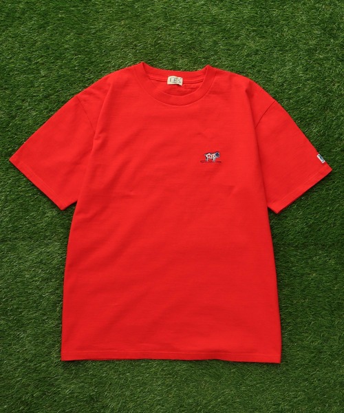 The Endless Summer（エンドレスサマー）の「TES ORGANIC COTTON HUNTINGTON BIG T-SHIRT / オーガニックコットンビッグT（Tシャツ/カットソー・メンズ・モカ/アイボリー/ホワイト/ブラック/レッド・SMALL/MEDIUM/LARGE/X-LARGE）」の12枚目の写真