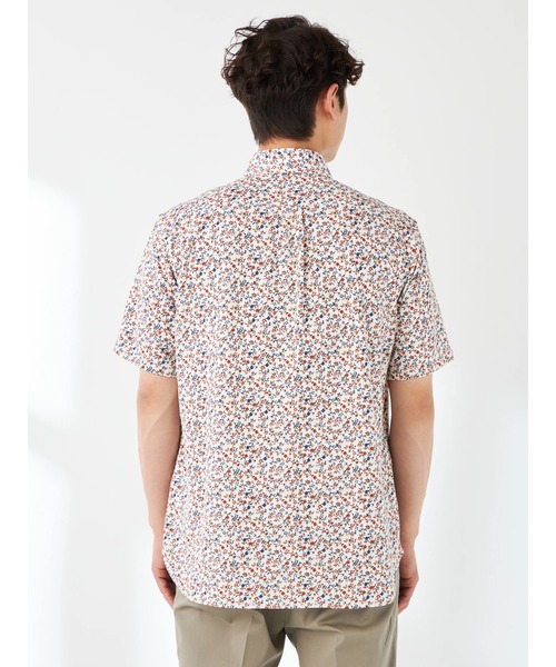 McGREGOR(マックレガー)の「ジャージプリント(小花)シャツ(シャツ/ブラウス・メンズ・ネイビー/アイボリー・L/M)」の3枚目の写真