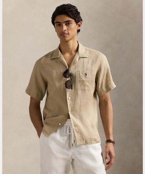 ラルフローレン　クラシックフィットシャツ　ブラウン ポロ ラルフ ローレン POLO RALPH LAUREN クラシック フィット