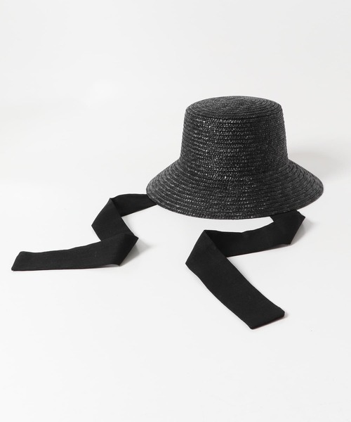 URBAN RESEARCH DOORS（アーバンリサーチドアーズ）の「リボン麦わら帽子（ハット・レディース・ブラック/ブラウン・ONE）」の16枚目の写真