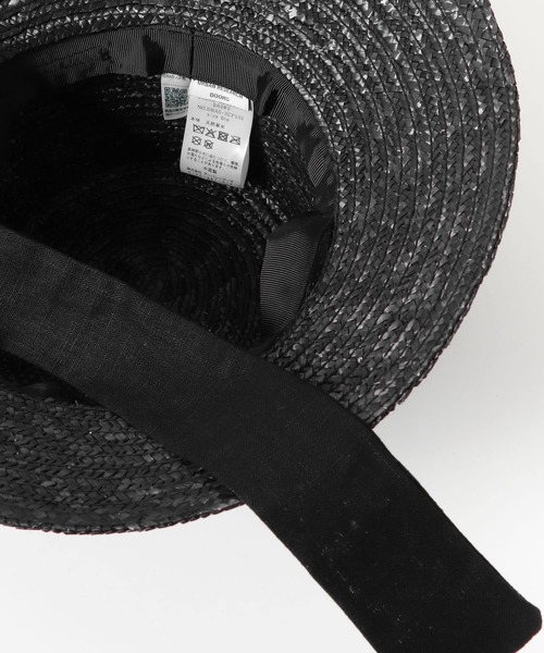 URBAN RESEARCH DOORS（アーバンリサーチドアーズ）の「リボン麦わら帽子（ハット・レディース・ブラック/ブラウン・ONE）」の19枚目の写真