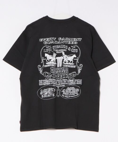 Levi's(リーバイス)の「【Levi's】「VINTAGE FIT TEE」ヴィンテージフィットTシャツ(Tシャツ/カットソー・メンズ・ブラック・S/M/L)」の2枚目の写真