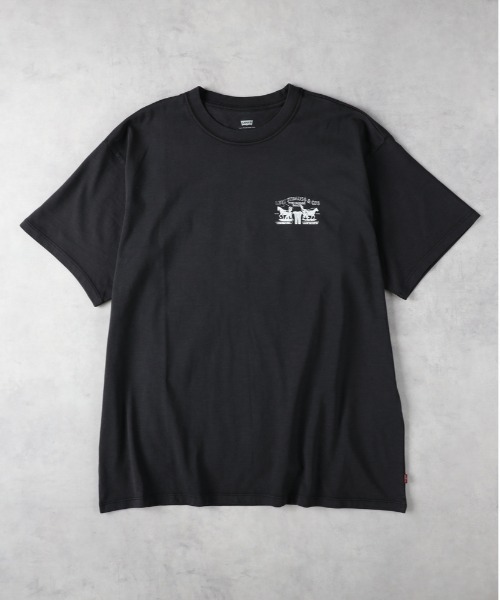 Levi's(リーバイス)の「【Levi's】「VINTAGE FIT TEE」ヴィンテージフィットTシャツ(Tシャツ/カットソー・メンズ・ブラック・S/M/L)」の3枚目の写真