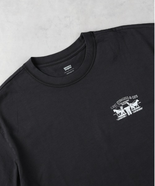 Levi's(リーバイス)の「【Levi's】「VINTAGE FIT TEE」ヴィンテージフィットTシャツ(Tシャツ/カットソー・メンズ・ブラック・S/M/L)」の4枚目の写真