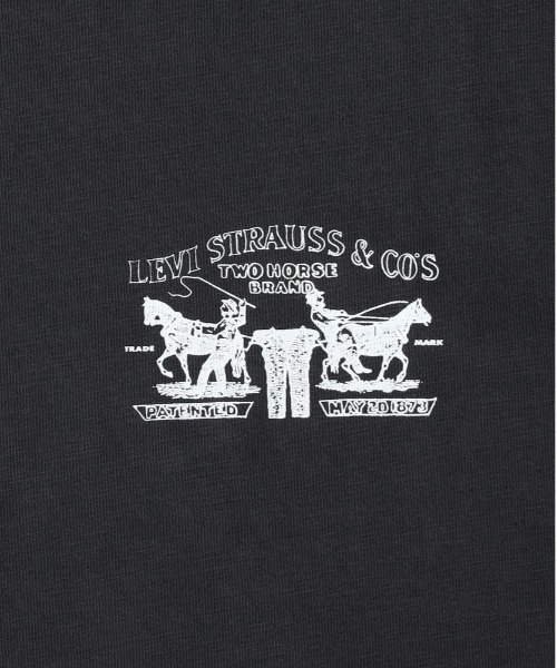Levi's(リーバイス)の「【Levi's】「VINTAGE FIT TEE」ヴィンテージフィットTシャツ(Tシャツ/カットソー・メンズ・ブラック・S/M/L)」の5枚目の写真