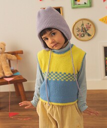 こども ビームス（コドモビームス）の「INFIELDER DESIGN / イヤーフラップ キャップ（ニットキャップ/ビーニー）」