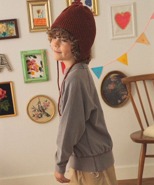 こども ビームス（コドモビームス）の「INFIELDER DESIGN / イヤーフラップ キャップ（ニットキャップ/ビーニー・キッズ・パープル系その他2/ブラウン/レッド系その他7・ONE SIZE）」の15枚目の写真