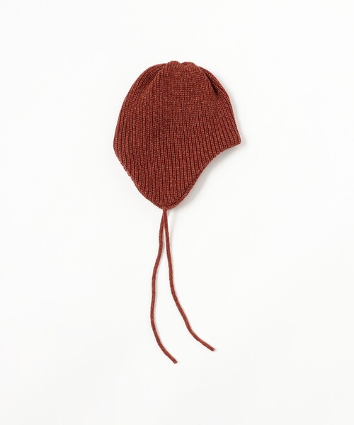 こども ビームス（コドモビームス）の「INFIELDER DESIGN / イヤーフラップ キャップ（ニットキャップ/ビーニー・キッズ・パープル系その他2/ブラウン/レッド系その他7・ONE SIZE）」の6枚目の写真