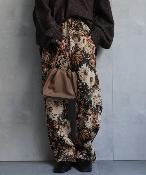 ゴブラン花柄　バルーンパンツ irojikake 花柄ゴブランバルーンパンツ 楽天市場】10002532