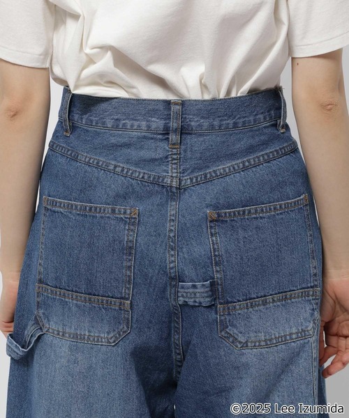 niko and...（ニコアンド）の「【IZUMIDA LEE】コラボ グラフィックペイントパンツ（その他パンツ・レディース・アイボリー/ブルー・LARGE/MEDIUM）」の13枚目の写真